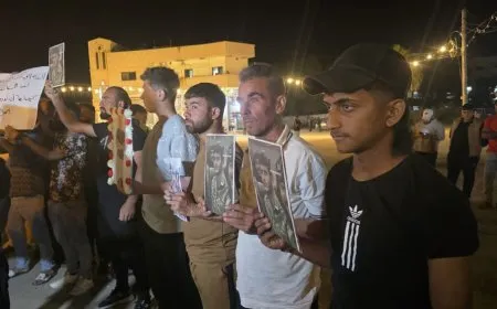 عائلات الأسرى في عامودا تطالب بالإفراج عن أبنائها