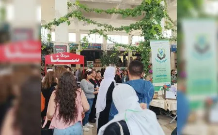 افتتاح بازار "أيادي مبدعة" الثاني عشر في السويداء