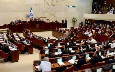 نواب الكنيست الإسرائيلي يتقدمون بمشروع قانون لحلّه
