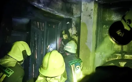 وفاة طفلين جراء حريق في منزل بدمشق