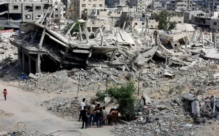مقتل 5 أشخاص بقصف إسرائيلي على غزة