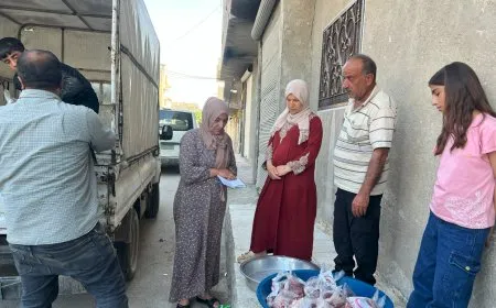 مبادرة إنسانية لتوزيع لحوم الأضاحي على عائلات الشهداء في كوباني