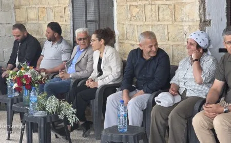 إلهام احمد تزور إدارة منطقة عفرين للتهنئة بالعيد