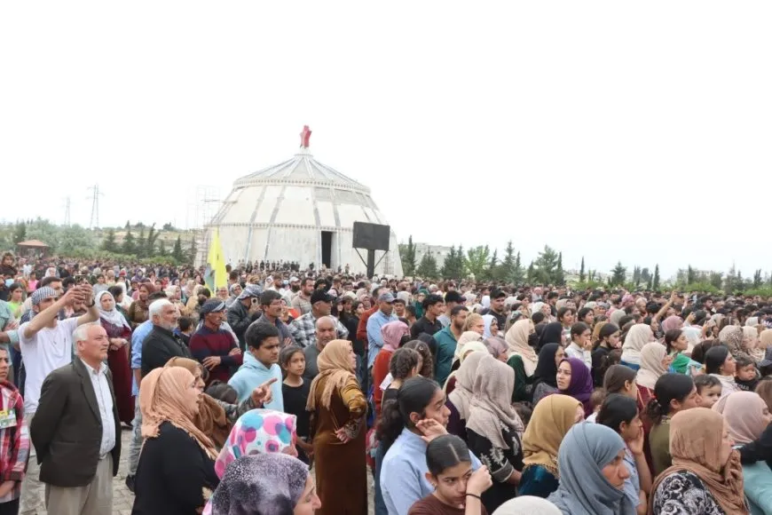 مراسم تشييع 7 شهداء في كوباني