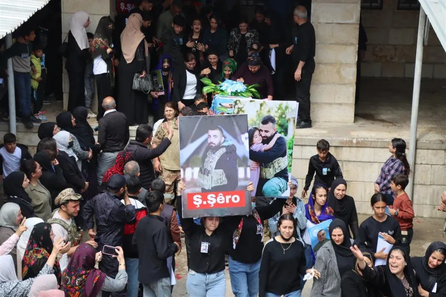 ‏تشييع كوكبة من الشهداء إلى مزار الشهيد خبات ديرك