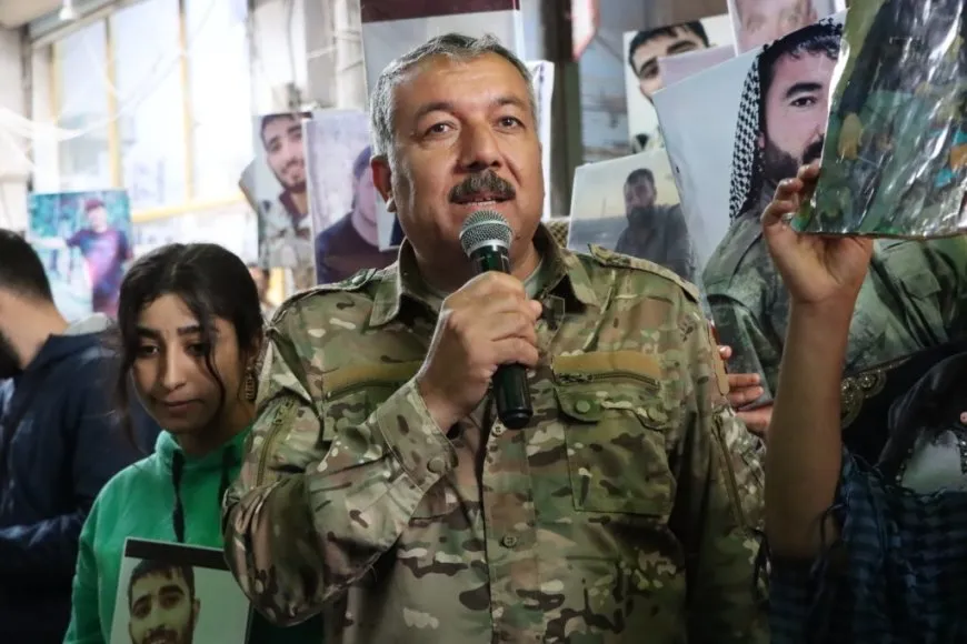 مسيرة حاشدة في كوباني للمطالبة بالإفراج عن الأسرى