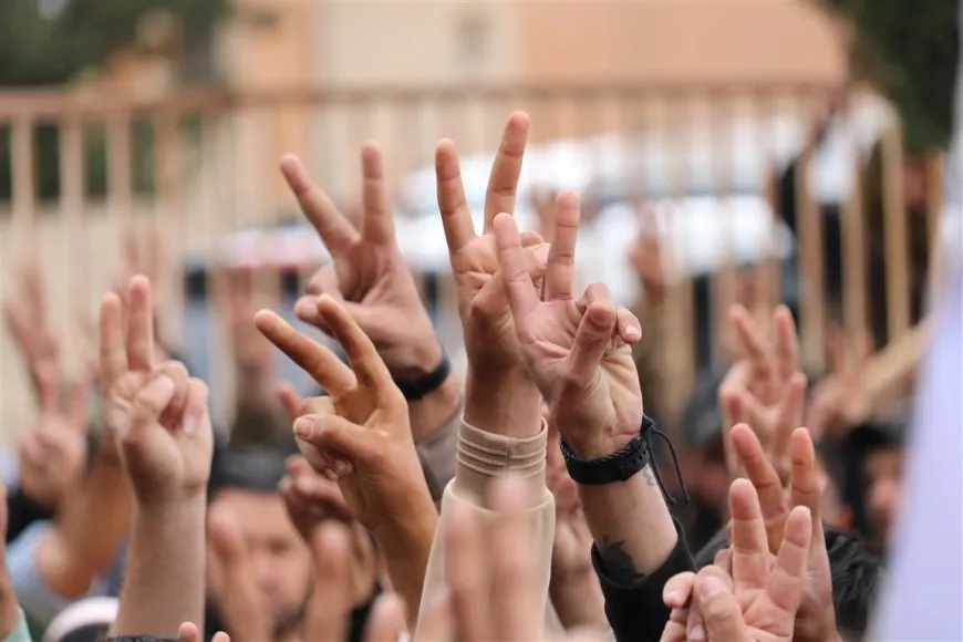 تشييع جثمان مقاتل من قسد في الدرباسية
