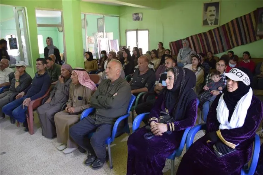 استذكار الفنانة الكردية الشهيدة مزكين في تل تمر