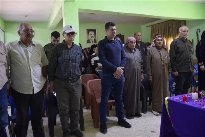 استذكار الفنانة الكردية الشهيدة مزكين في تل تمر