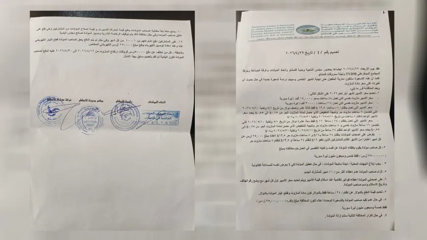 بعد خفض سعر المازوت الحر تخفيض تسعيرة الأمبيرات في قامشلو