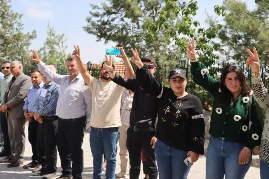 مراسم تشييع شهيدين في كوباني