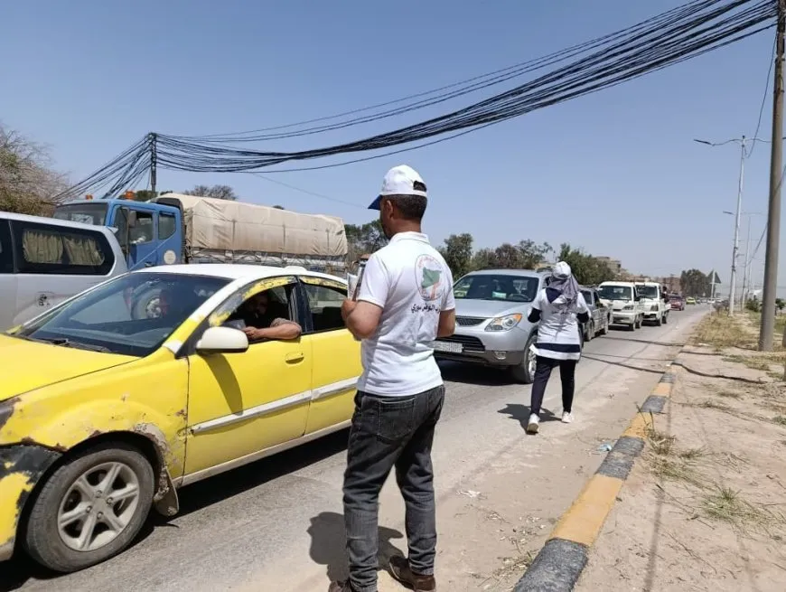 حملة توعوية بمخاطر الحرائق والحفاظ على المحاصيل الزراعية في الحسكة
