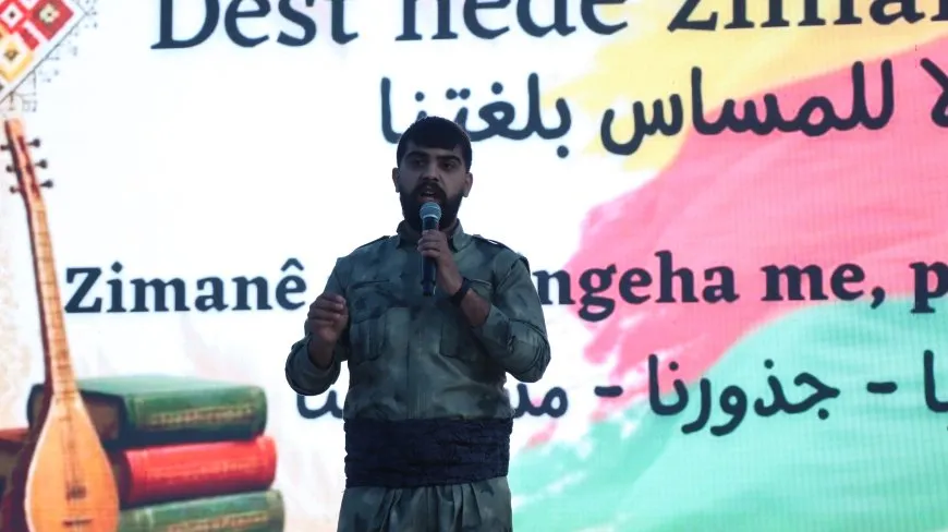 احتفال في مدينة قامشلو بمناسبة يوم اللغة الكردية