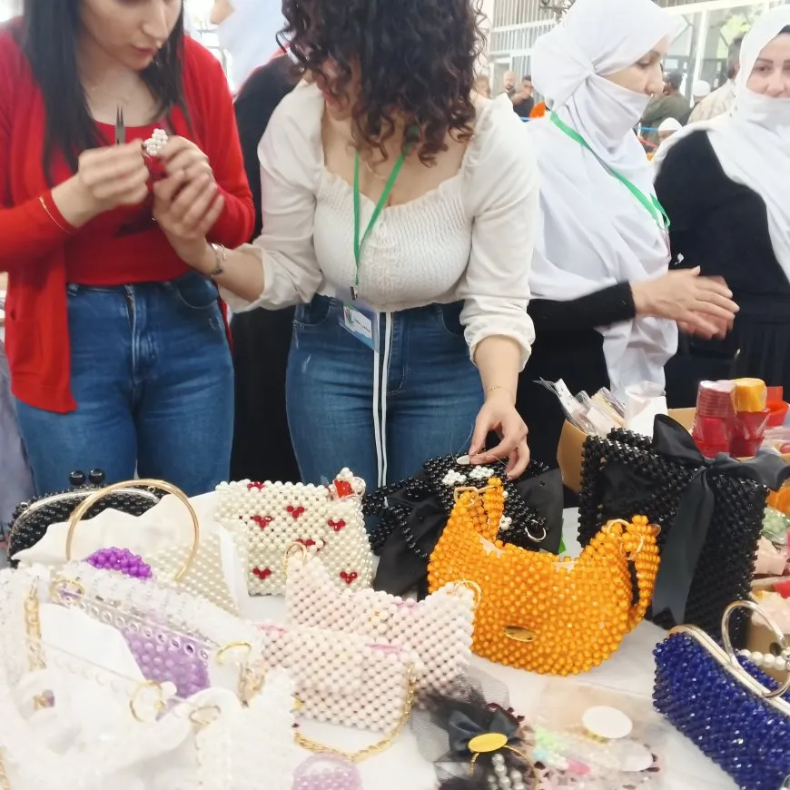 افتتاح بازار "أيادي مبدعة" الثاني عشر في السويداء