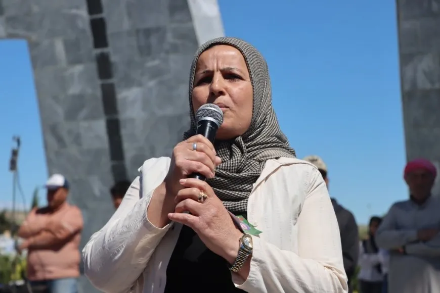 تشييع جثمان مقاتلة من وحدات حماية المرأة في كوباني 