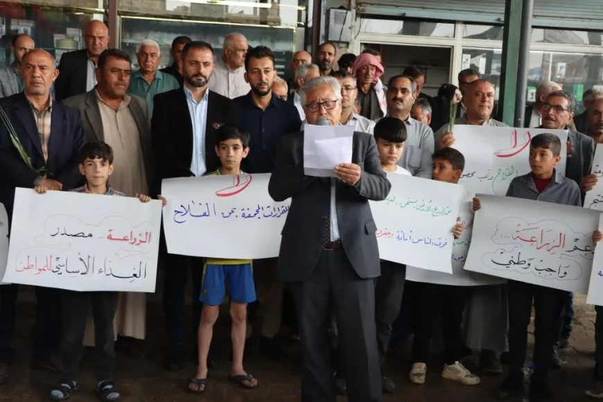 وقفات احتجاجية في الحسكة وقامشلو وديرك وكوباني رفضاً لتسعيرة القمح