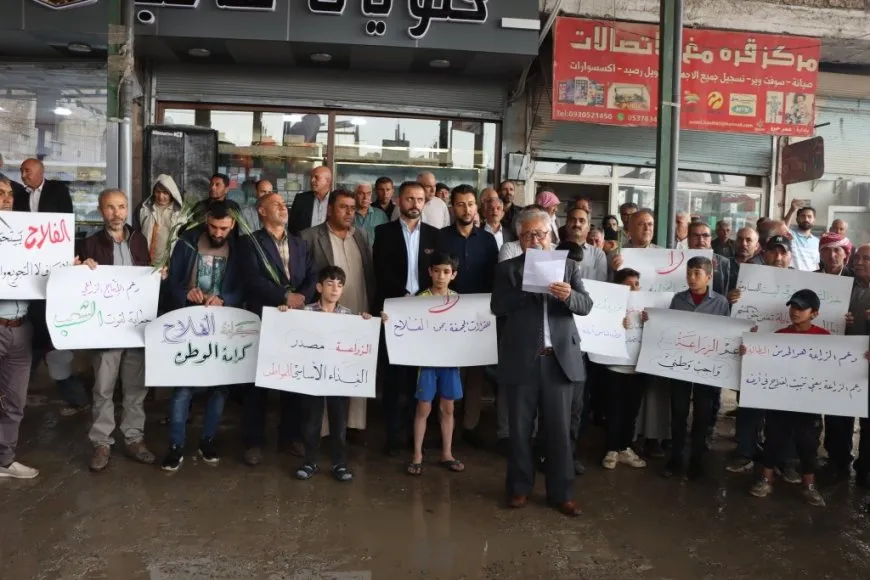وقفات احتجاجية في الحسكة وقامشلو وديرك وكوباني رفضاً لتسعيرة القمح
