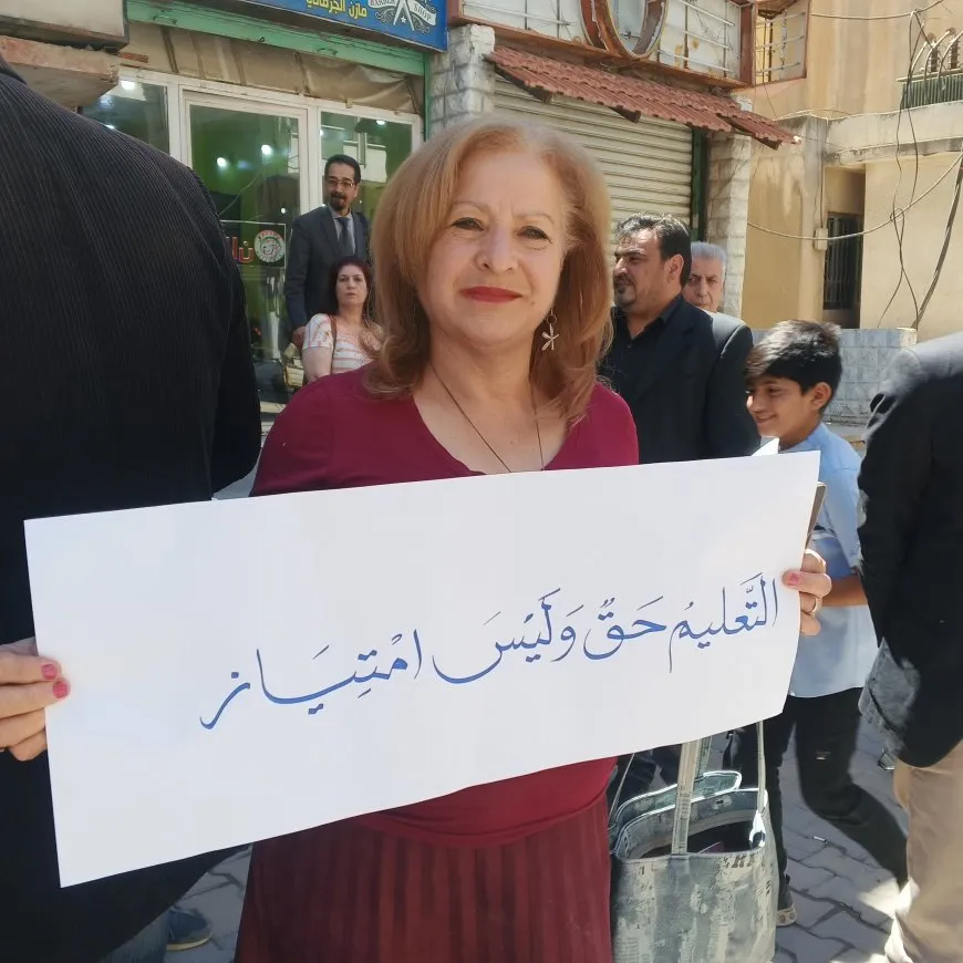 وقفة احتجاجية في السويداء للمطالبة بإجراء الامتحانات داخل المحافظة