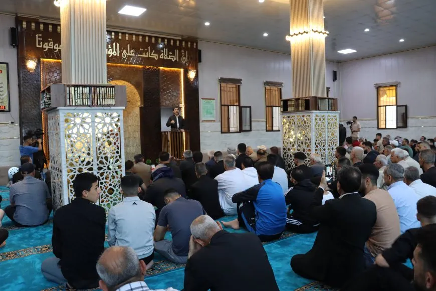 محافظ الحسكة يشارك أهالي قامشلو صلاة عيد الأضحى المبارك