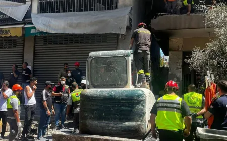 الدفاع المدني اللبناني: 3 قتلى بالغارة الإسرائيلية على ضاحية بيروت الجنوبية