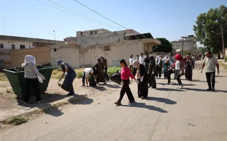 مبادرة نظافة دورية لتحسين الواقع الخدمي والبيئي في تل تمر