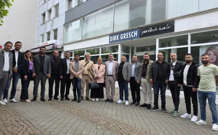 وفد جامعة كوباني يختتم جولته الأوروبية بتوقيع اتفاقيات تعاون دولية
