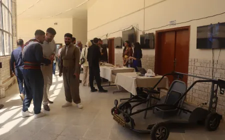 جامعة روجآفا تفتتح معرضها العلمي الأول بـ 10 مشاريع ابتكارية