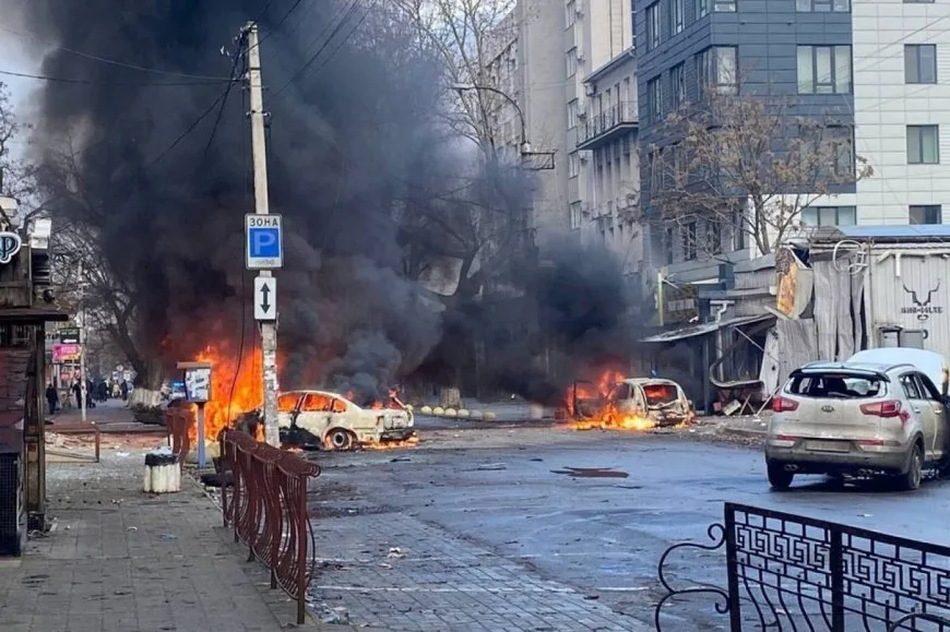 مقتل طفل وإصابة 11 شخصاً في هجوم جنوب أوكرانيا
