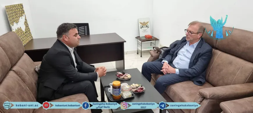 جامعة كوباني تبحث تعزيز التعاون الأكاديمي مع جامعة لوفان الكاثوليكية في بروكسل