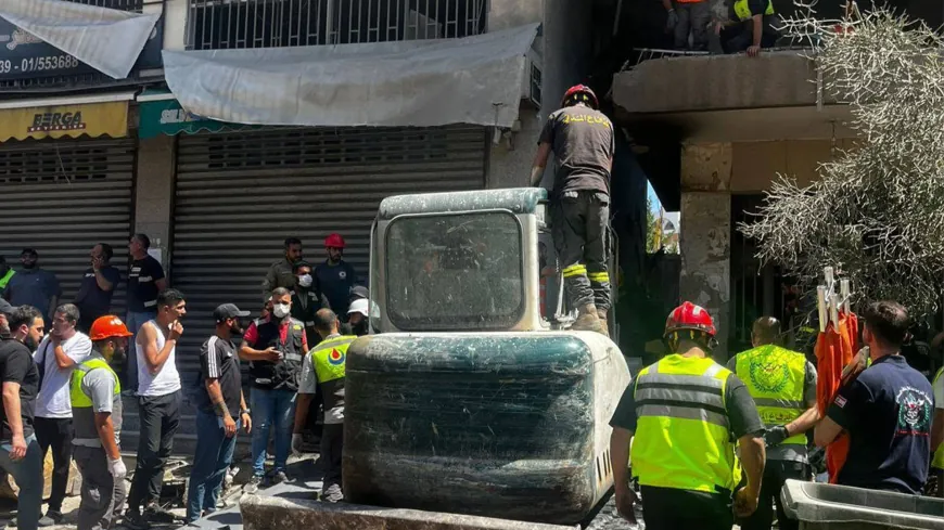 الدفاع المدني اللبناني: 3 قتلى بالغارة الإسرائيلية على ضاحية بيروت الجنوبية