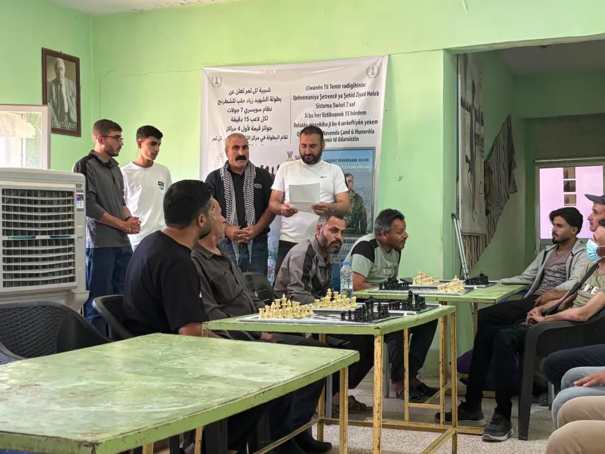 اختتام بطولة الشهيد زياد حلب للشطرنج في تل تمر وتتويج الفائزين بالمراكز الأولى
