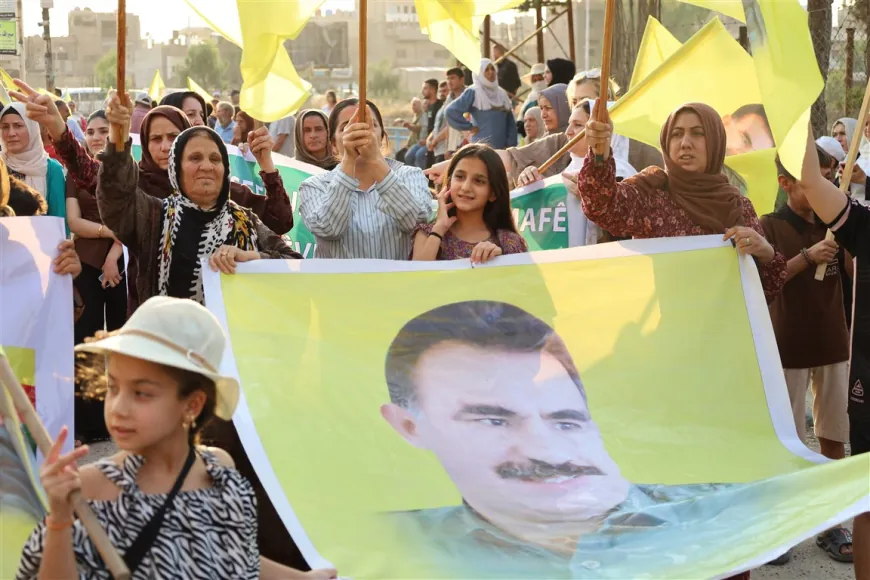 مسيرة جماهيرية في الحسكة للمطالبة بالحرية الجسدية للقائد عبد الله أوجلان