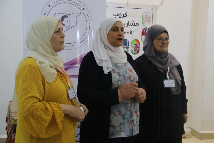 افتتاح معرض "أنامل تُبدع" في قامشلو