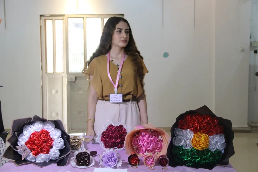 افتتاح معرض "أنامل تُبدع" في قامشلو