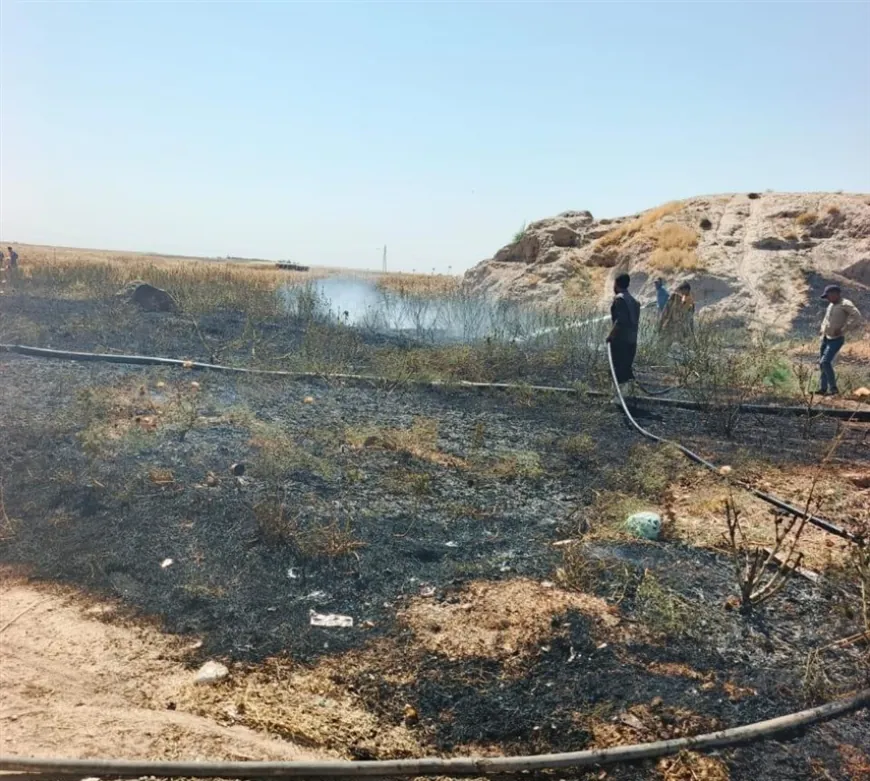 33,016 دونماً من الأراضي الزراعية التهمتها الحرائق منذ بداية موسم الحصاد