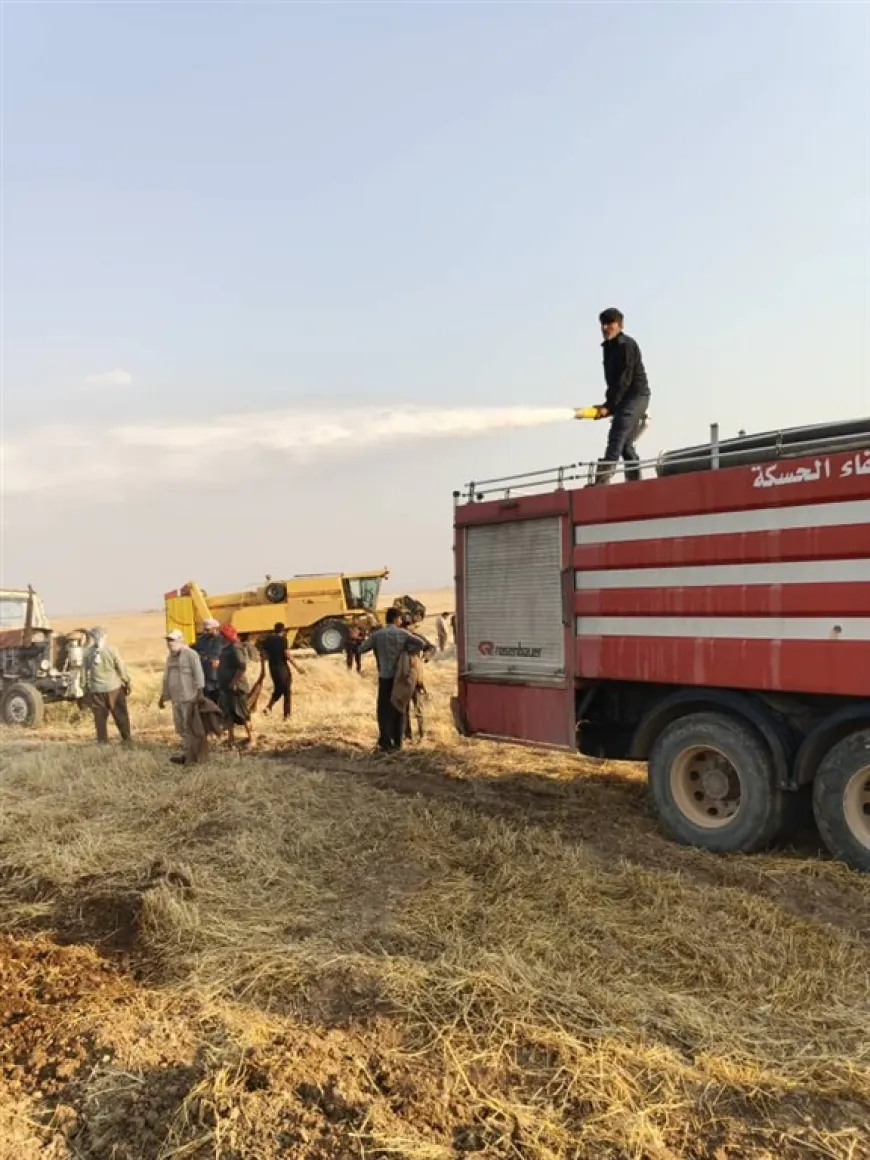33,016 دونماً من الأراضي الزراعية التهمتها الحرائق منذ بداية موسم الحصاد