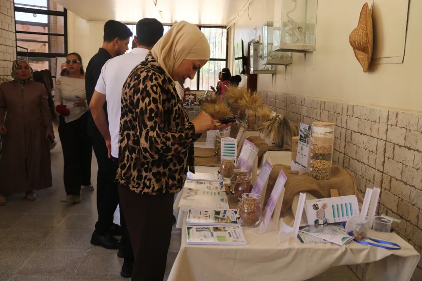 استمرار فعاليات المعرض العلمي الأول لجامعة روجآفا لليوم الثاني