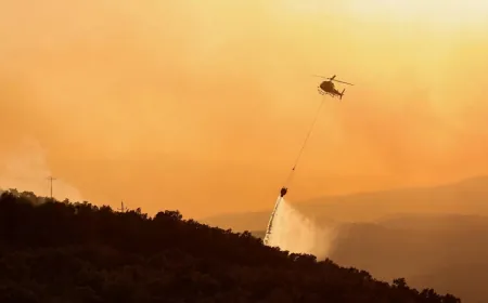 حريق في إسبانيا يلتهم 22 مليون متر مربع من الأراضي