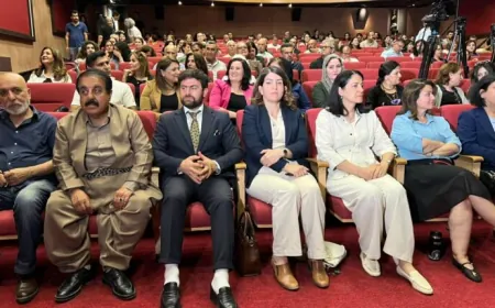 إلهام أحمد خلال الندوة بالسليمانية: جميع الجهود تهدف لتعزيز تمكين المرأة وتمثيلها
