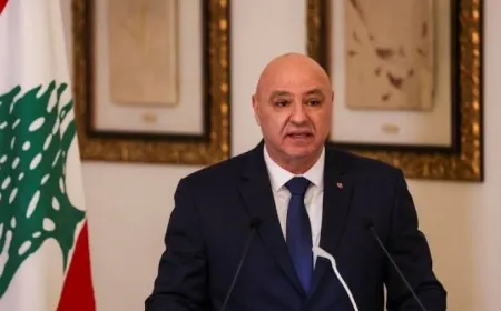 عون: لبنان يسعى لاستعادة أراضيه وتعزيز دور الجيش بدعم من واشطن