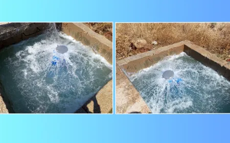 وصول مياه علوك إلى مدينة تل تمر 