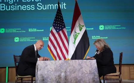 العراق والولايات المتحدة يوقعان 48 اتفاقاً ومذكرة تفاهم لتعزيز التعاون الاقتصادي
