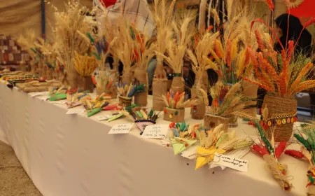 إبداعات نسائية تجسّد التراث في مهرجان القمح الأول