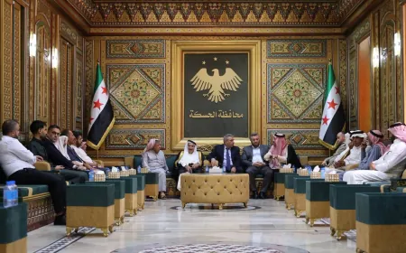 محافظ الحسكة يبحث مع شيوخ ووجهاء العشائر واقع الزراعة والخدمات