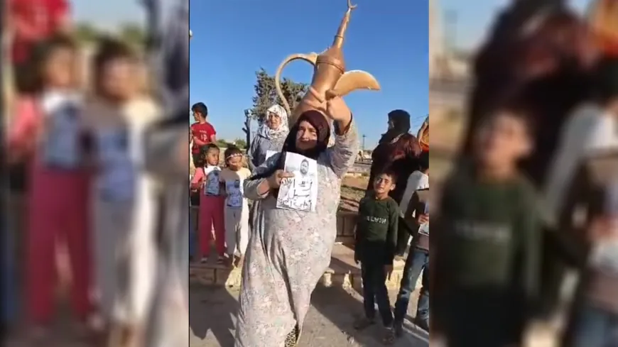 وقفة احتجاجية لأهالي تل حاصل وتل عران للمطالبة بالإفراج عن أبنائهم المعتقلين