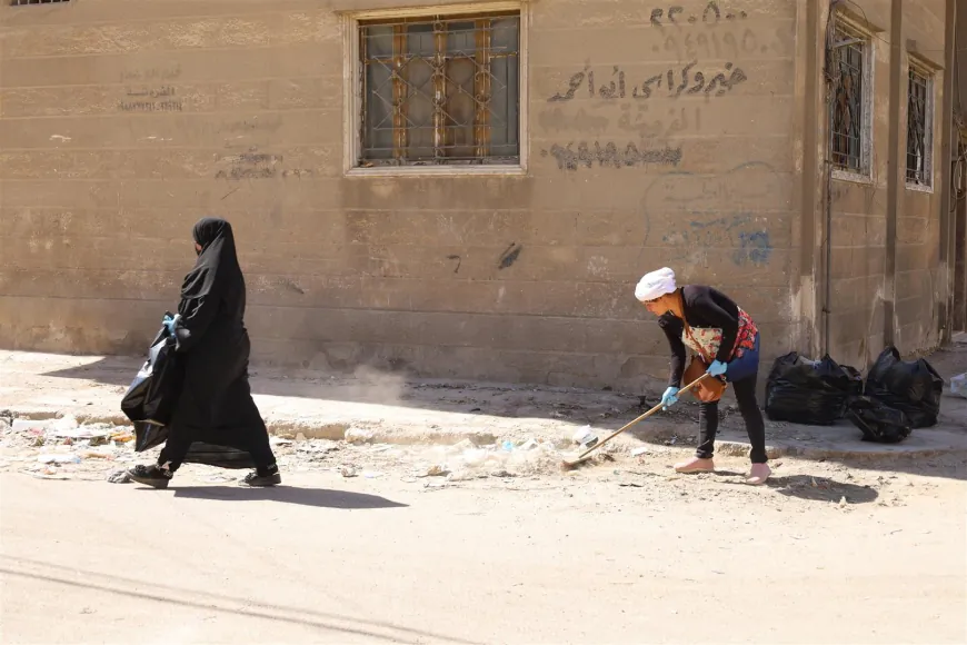 أعمال النظافة العامة تتواصل في الحسكة وتل تمر