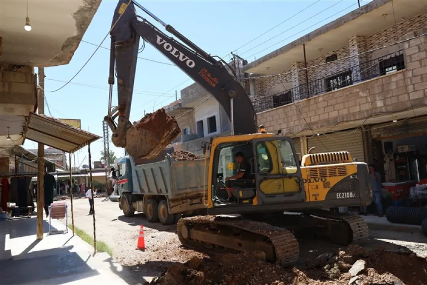 بلدية تل تمر تشارف على الانتهاء من مشروعين لتطوير شبكة الصرف الصحي