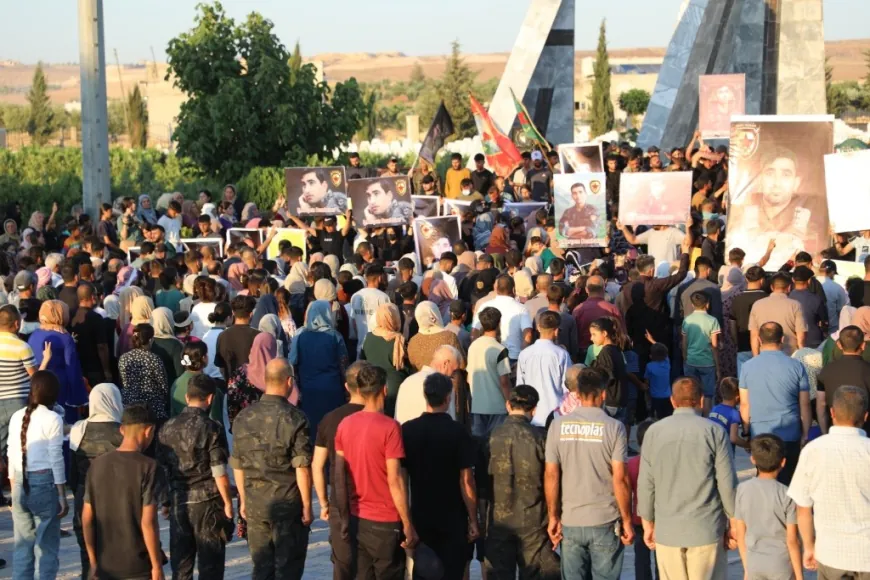 تشييع جثامين أربعة شهداء في كوباني وسط التأكيد على مواصلة النضال