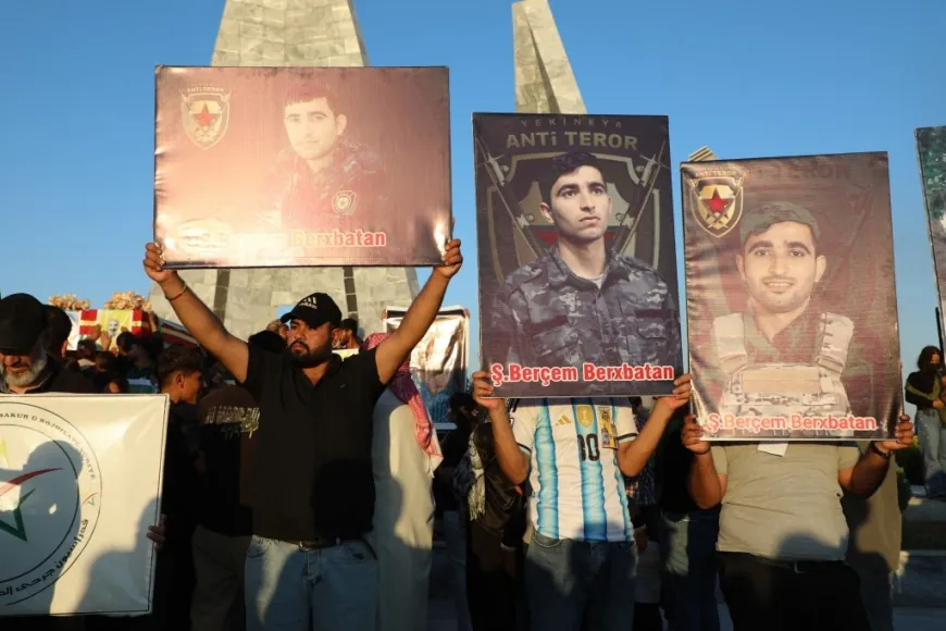 تشييع جثامين أربعة شهداء في كوباني وسط التأكيد على مواصلة النضال