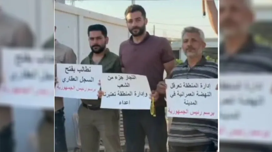 احتجاجات في مدينة الباب للمطالبة بمكافحة الفساد